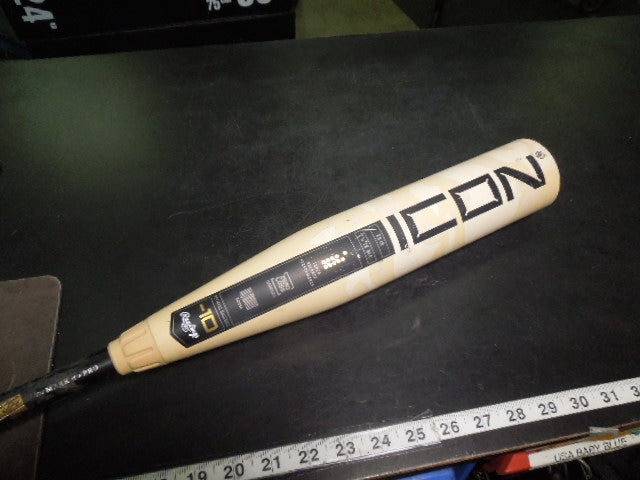 Load image into Gallery viewer, Used Rawlings Icon USA Baseball Bat 29in 19oz -10

