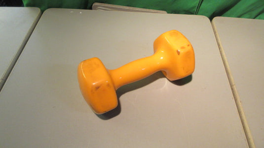 Used USA Sports 10 Pound Orange Vinyl Dumbbell