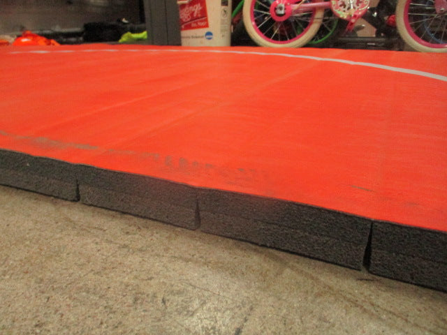 Load image into Gallery viewer, Used USA Wrestling 5ft X 10ft Roll Out Wrestling/Martial Arts Floor Mat
