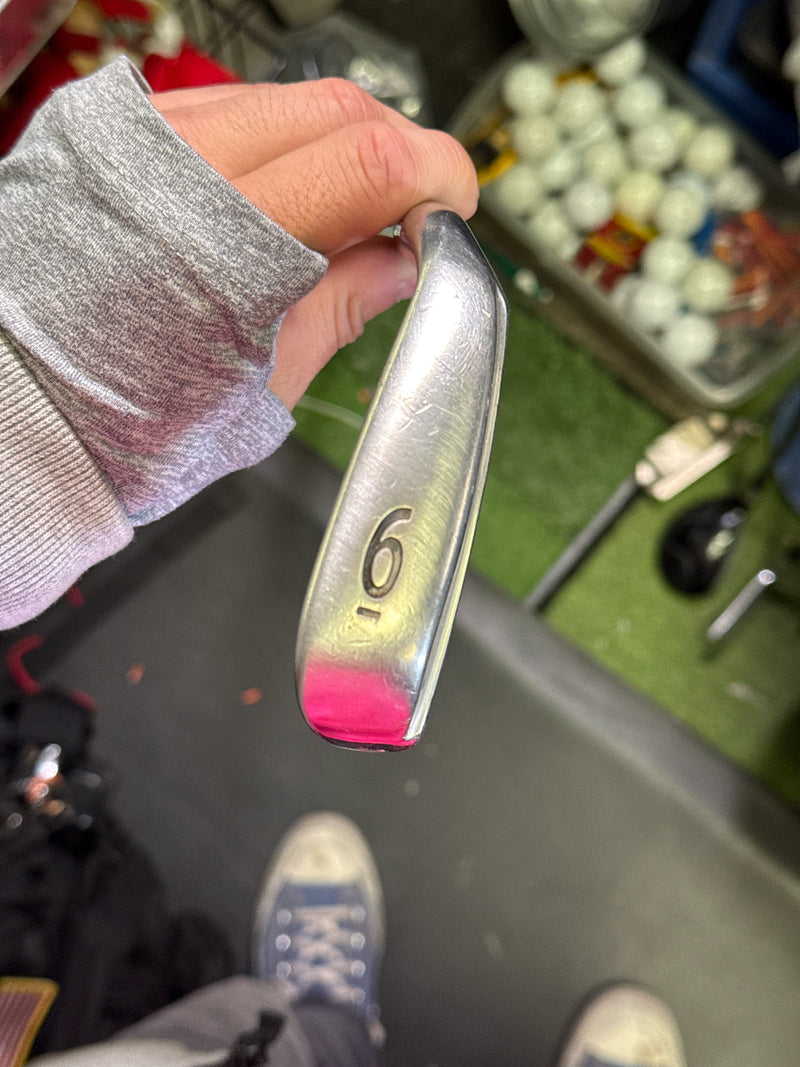 Load image into Gallery viewer, Used Titleist AP1 Dual Cavity Tungsten Nickel Core 6pc Right Hand Iron Set
