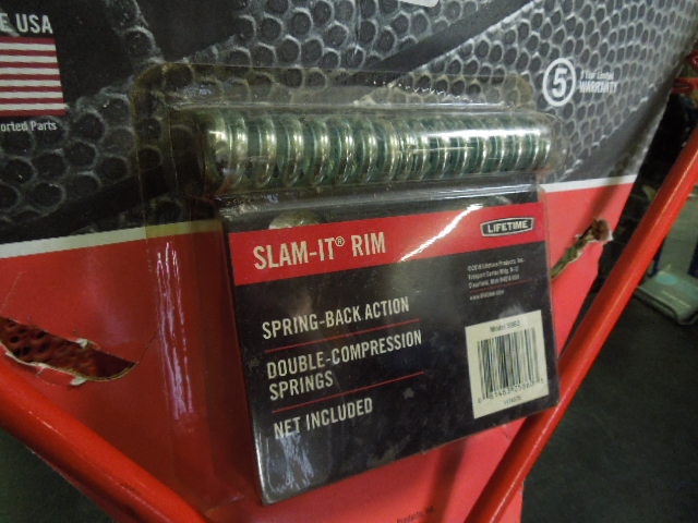 Load image into Gallery viewer, Like New Lifetime 5860 Slam It 18" Basketball Rim Complete System
