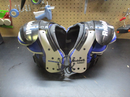 Used Riddell Pursuit Football Shoulder Pads - Size Small