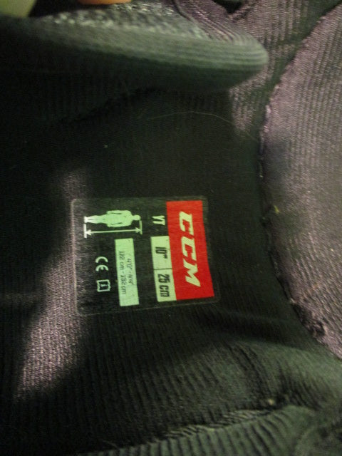 Load image into Gallery viewer, Used CCM Tacks 9550 Youth 10&quot; Hockey Shin Guards

