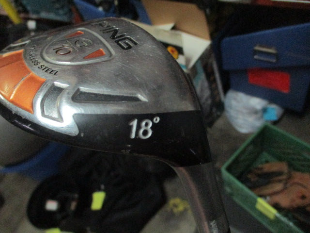 Load image into Gallery viewer, Used Ping G10 18 Deg RH HYBRID steel Shaft
