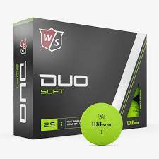 New Wilson Golf DUO Soft 2.5 Golf Balls - Green - 12 Pack