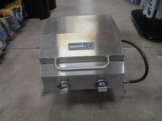 Used Nexgrill 2 Burner Portable Table Top Propane Grill
