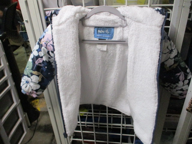 Load image into Gallery viewer, New Pulse Nova Preschool Snow Jacket Youth Size Small ( 4/5) - Floral Navy
