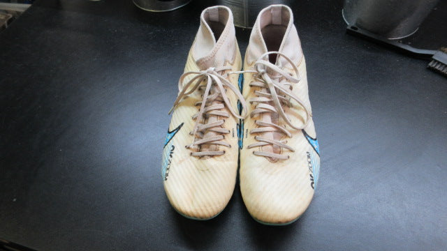Load image into Gallery viewer, Used Nike Air Zoom Mercurial Soccer Cleats Size 8.5 - White
