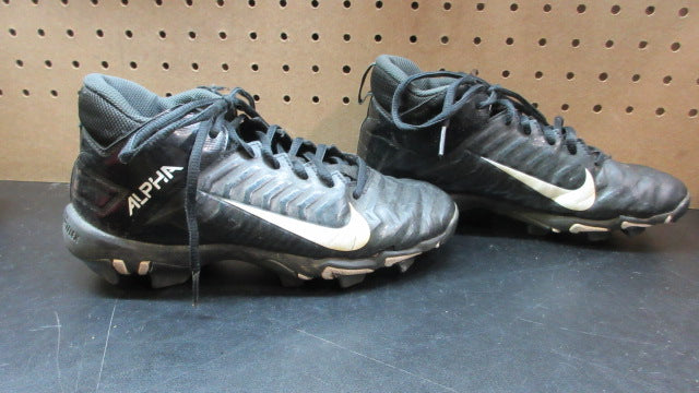 Load image into Gallery viewer, Used Nike Alpha Menace 2 Shark Football Cleats - Size Youth 4
