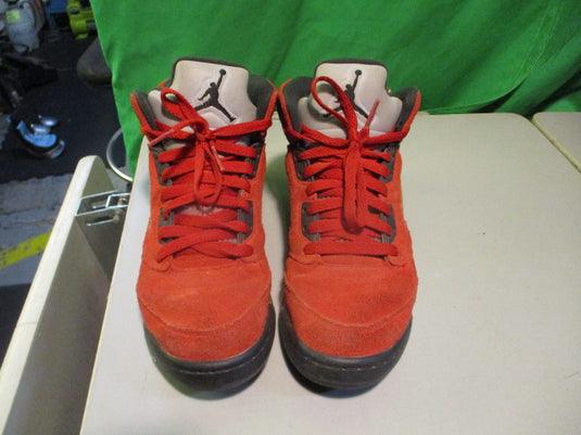 Used Nike Air Jordan 5 Size Youth 5.5 Basketball Shoes(Need Insoles)