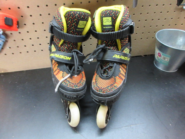 Load image into Gallery viewer, Used Papison Adjustable In-Line Skates - Size 3
