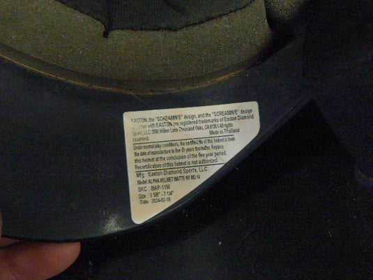 Used Easton navy Batting Helmet 6 5/8- 7 1/4