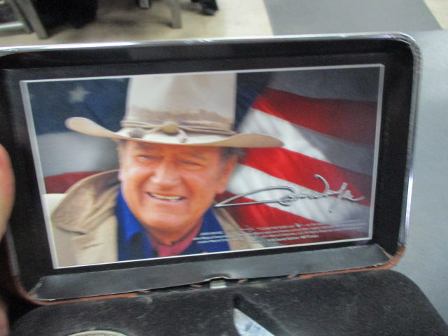 Load image into Gallery viewer, Used John Wayne Dark Red Bone Trapper W/Jewel Case
