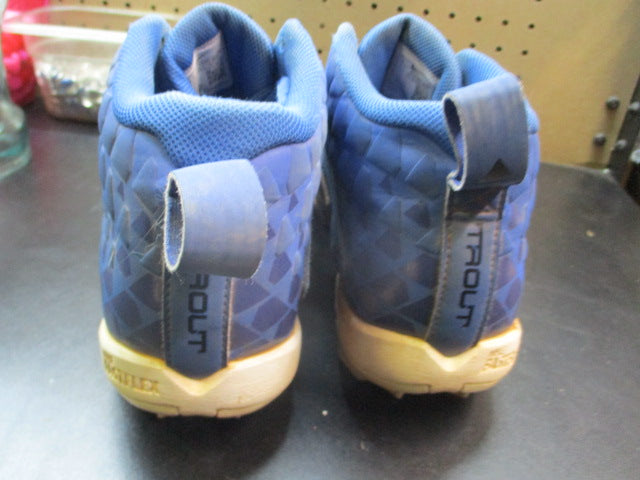 Load image into Gallery viewer, Used Nike Trout Mid Cleats Royal Blue Adult Size 11.5
