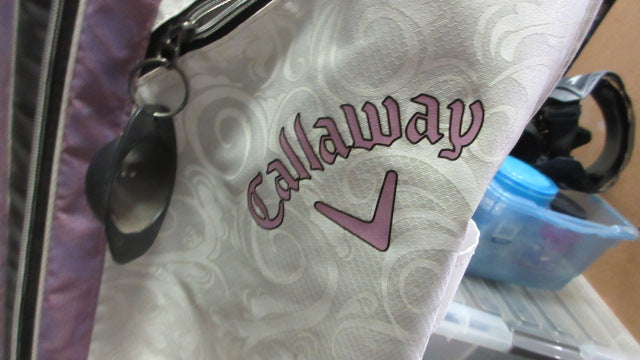 Load image into Gallery viewer, Used Callaway Solaire Golf Stand Bag w Carry Strap - stains and tear in bag
