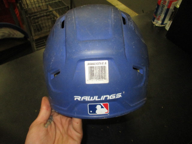 Load image into Gallery viewer, Used Rawlings Rev A Jr Batting Helmet With Cheek Guard in Blue Size 6 3/8 -7 1/8
