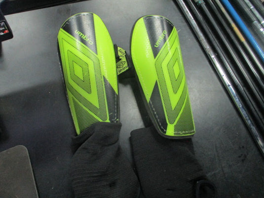 Used Umbro Adult Soccer Shin Guards With Ankle Supports