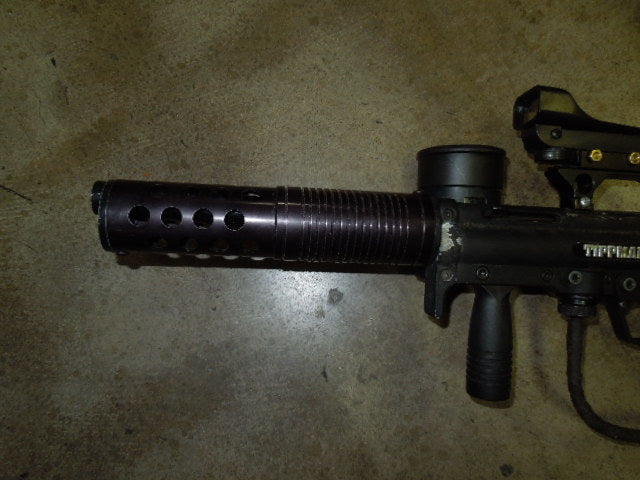 Load image into Gallery viewer, Used Tippmann A-5 Paintball Gun With Battle Shroud Barrel and NC Optics

