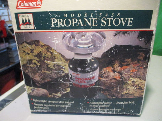 Used Coleman 1 Burner Propane Stove