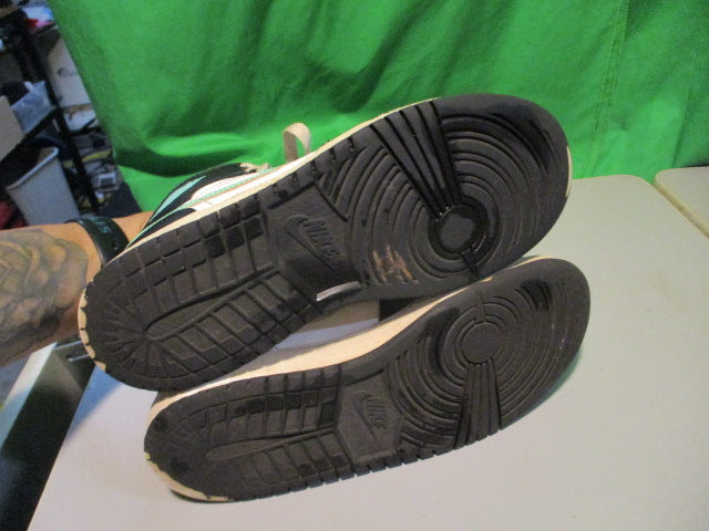 Load image into Gallery viewer, Used Air Jordan 1 Mid Green Glow Size Youth 4.5 Sneakers
