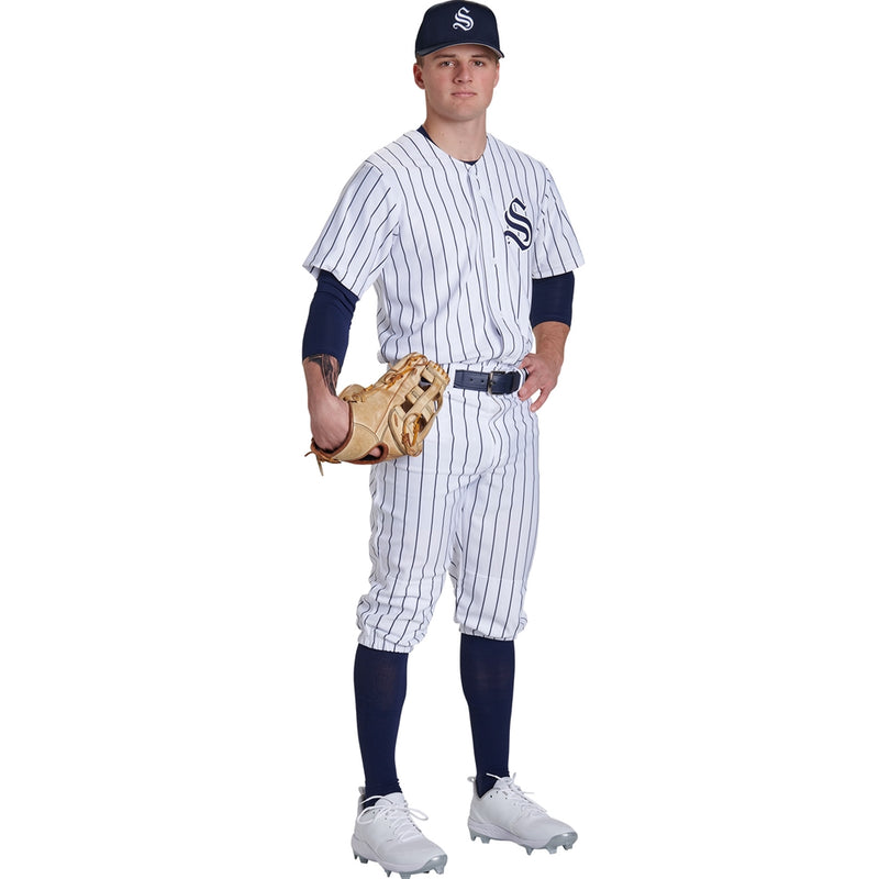 Load image into Gallery viewer, New Champro Triple Crown Pinstripe Knicker Baseball Pants Size Large
