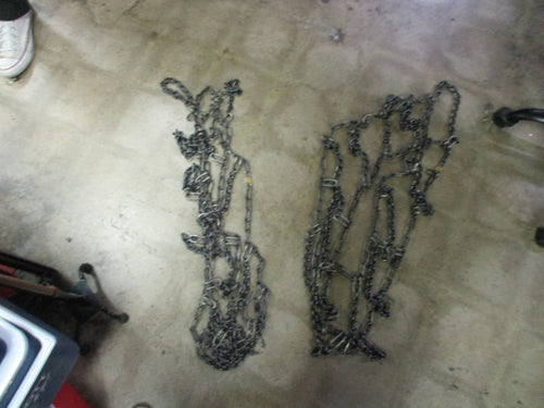 Used Quik Grip Tire Chains (1 Pair) (See Photos For Size)