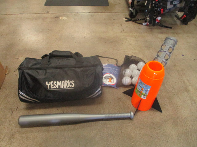 Load image into Gallery viewer, Used YesMarks Perforated Training Ball Pitching Machine Set
