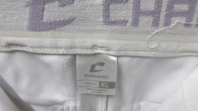 Load image into Gallery viewer, Used Champro Black Piping Knicker Bottom Pants Youth Size XL - hole
