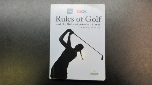 Used Rolex USGA Rules Of Golf Book
