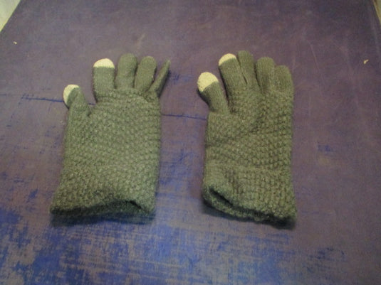 Used Grey Snow Gloves Size Youth