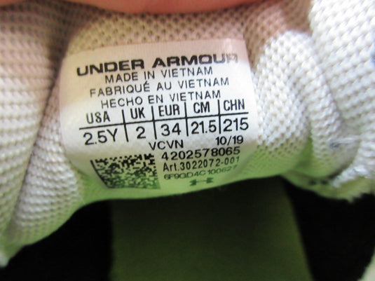 Used Under Armour Leadoff Low RM Jr. Baseball Cleats - Size Youth 2.5