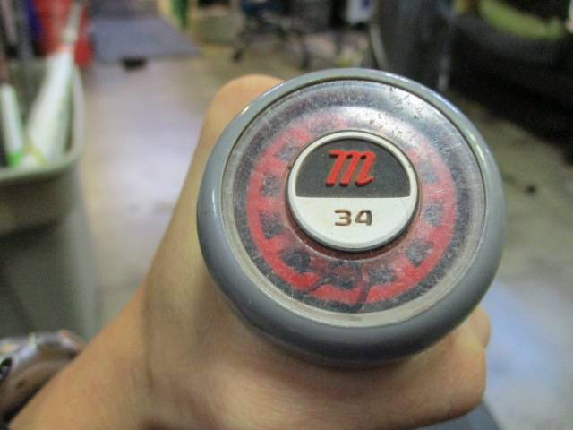 Load image into Gallery viewer, Used MARUCCI MCBC7  Length 34&quot; (-3) WHITE/RED BBCOR Bat
