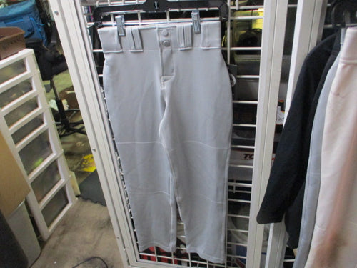 Used Marucci Grey Open Bottom Baseball Pants Size Youth Large - Has Tags