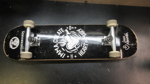 Load image into Gallery viewer, Used Motherboards Lux Mundi Sacred Heart of Jesus Skateboard Deck - 31"
