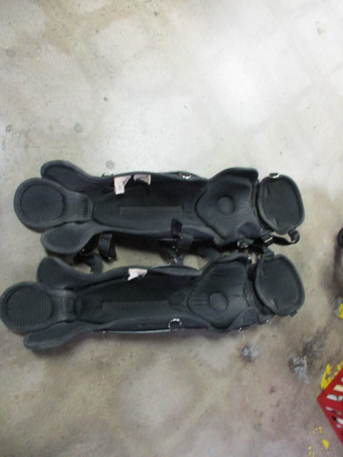 Load image into Gallery viewer, Used Easton Adult 16&quot; Catcher Shin Guards
