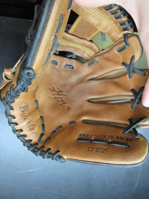 Used Buckler H-Pro 11.5" Baseball Antique Leather Infielder Glove - RHT