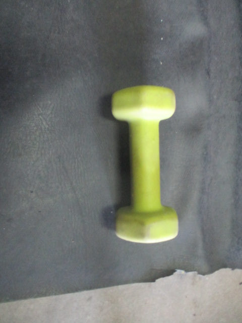 Used 5lb Neoprene Green DUMBBELL Qty 1