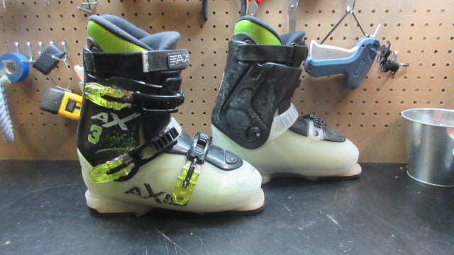 Load image into Gallery viewer, Used Axis AX Green Ski Boots -  Size 25.5

