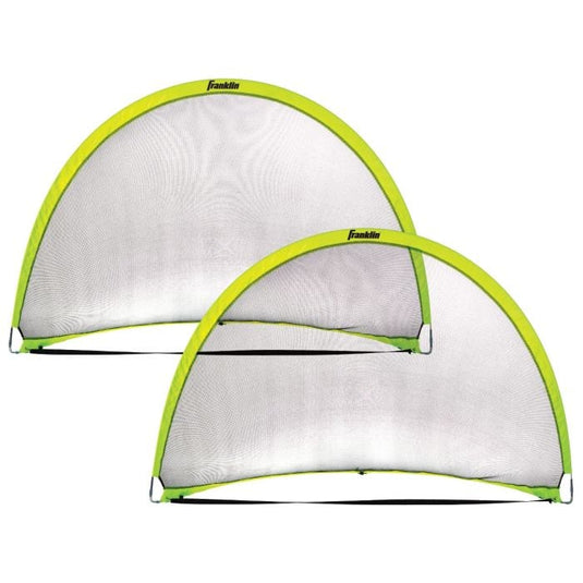 New Franklin 2 Pop-Up Dome Soccer Goals 6'x4'