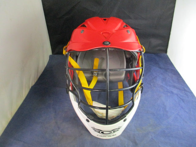 Load image into Gallery viewer, Used Cascade CPX-R Lacrosse Helmet / Chinstrap - worn chinstrap
