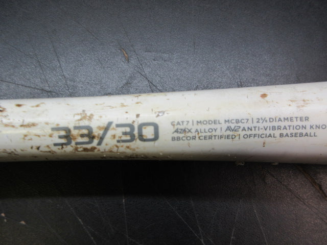 Load image into Gallery viewer, Used Marucci Cat 7 33" -3 BBCOR Baseball Bat
