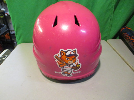 Used Rawlings Pink Batting helmet W/Mask 6 1/4-6 7/8