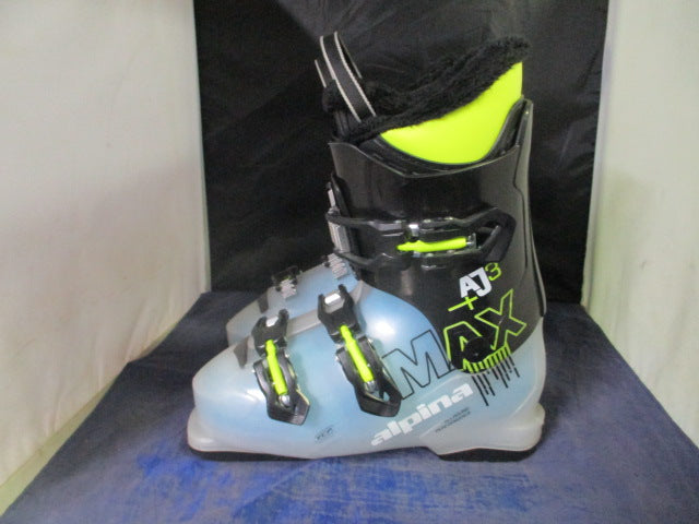 Load image into Gallery viewer, Used Alpina AJ 3 Max Downhill Junior Ski Boots Youth Size 6 / 24.5
