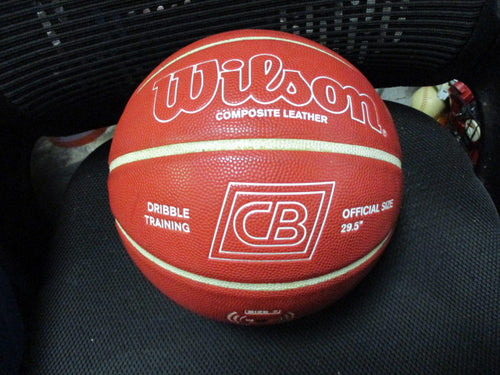 Used Wilson Composite Leather Dribble Training Size 7 Basketball