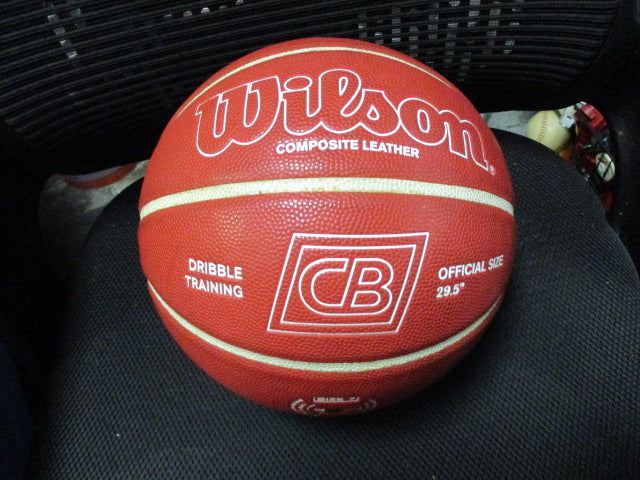 Load image into Gallery viewer, Used Wilson Composite Leather Dribble Training Size 7 Basketball

