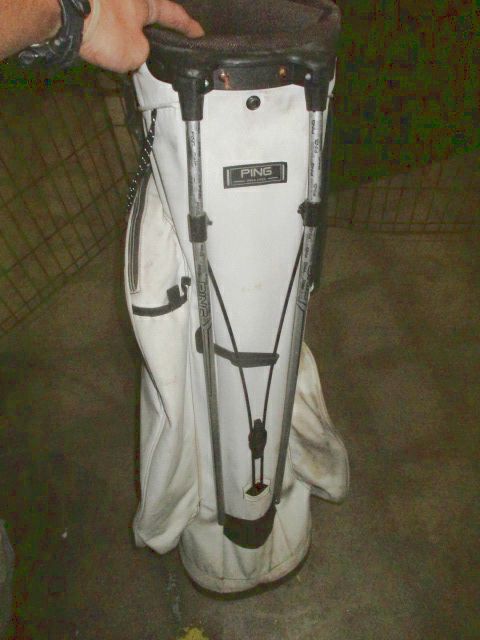 Used Ping E2 Enhanced Ergonomics Golf Stand Bag with Carry Strap Heavy Use