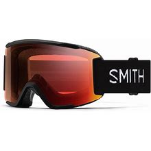New Smith Squad Black/Chromapop Pro Red Mirror Ski Goggles - Medium