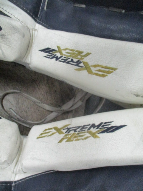 Used CCM Extreme Flex II Hockey Goalie Leg Pads Size 35