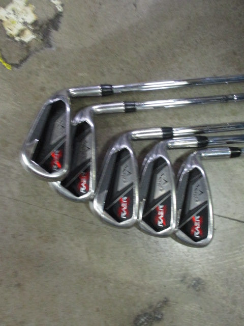 Used Callaway Razr X Iron Set 6-PW ( One grip Is Ripped)