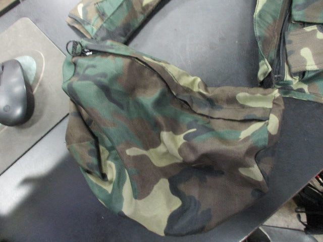 Load image into Gallery viewer, Used Camo Multi Pouch Waist Pack - Has Wear
